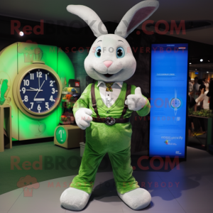 Green Rabbit mascotte...