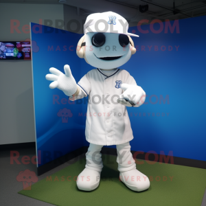 Hvid Doctor maskot kostume...