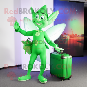 Green Tooth Fairy mascotte...