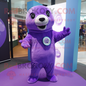 Purple Seal mascotte...