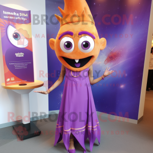 Paars Tikka Masala mascotte...