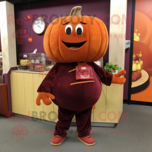 Maroon Pumpkin mascotte...