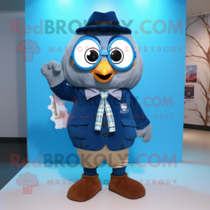 Blue Owl mascotte kostuum...