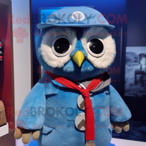 Blue Owl maskot kostume...
