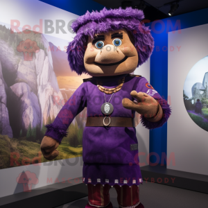 Purple Chief mascotte...