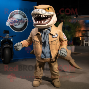 Tan Megalodon mascotte...