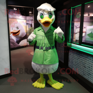 Green Goose mascotte...