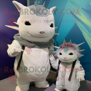 Sølv Axolotls maskot...