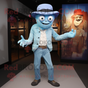 Sky Blue Undead maskot...