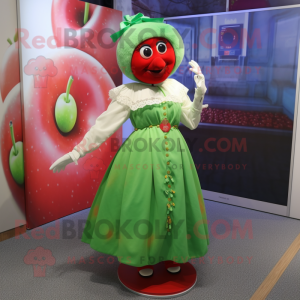  Apple maskot drakt...