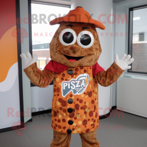 Rust Pizza maskot kostyme...