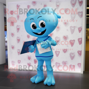 Postava maskota Sky Blue...