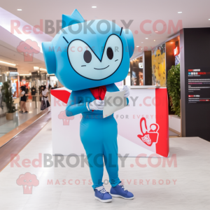 Postava maskota Sky Blue...