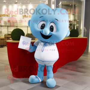 Postava maskota Sky Blue...