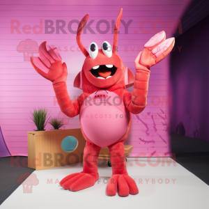 Pink Lobster mascotte...