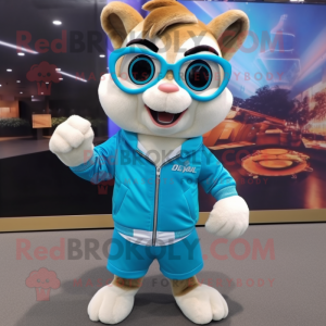 Blue Chipmunk mascotte...