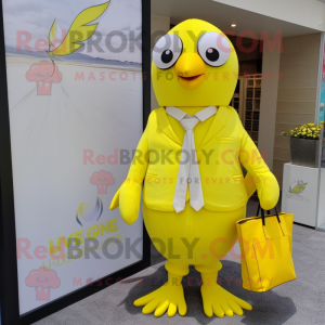 Lemon Yellow Dove mascotte...