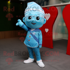 Postava maskota Sky Blue...
