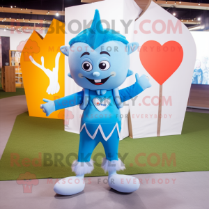 Postava maskota Sky Blue...