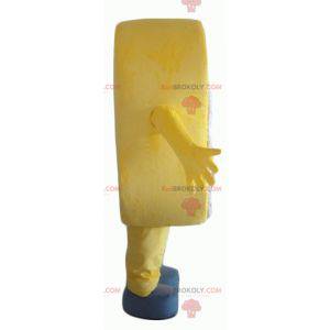 Gigantisk og smilende gul mobiltelefon maskot - Redbrokoly.com