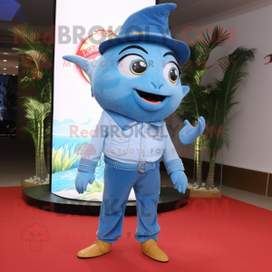 Sky Blue Tuna maskot...