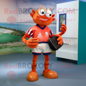  Crab mascotte kostuum...