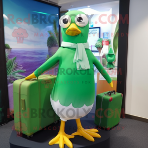 Green Gull maskot kostume...