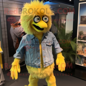 Citrongul Emu maskot...