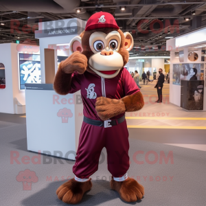 Maroon Monkey mascotte...