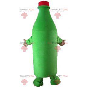 Giant green cider bottle mascot - Redbrokoly.com