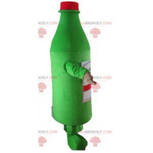 Giant green cider bottle mascot - Redbrokoly.com