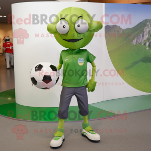 Olive Soccer Ball mascotte...