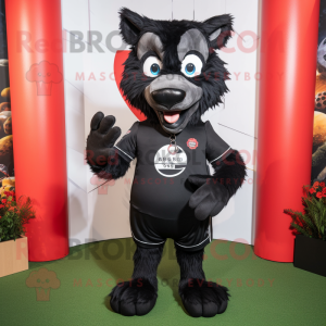 Black Wolf mascotte kostuum...