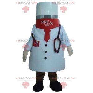 Drug mascot with a doctor's coat - Redbrokoly.com