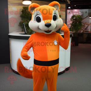 Orange Weasel mascotte...