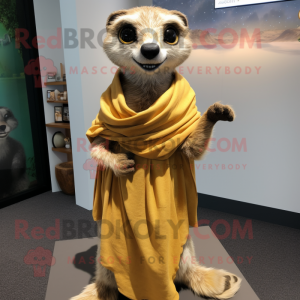 Gold Meerkat maskot...