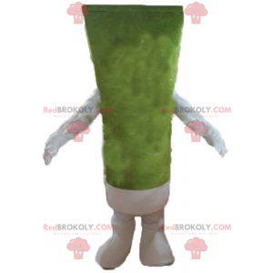 Mascota de tubo de pasta de dientes de loción gigante verde -