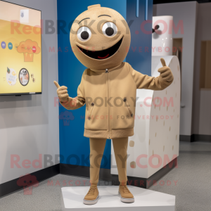 Tan Pendant maskot kostume...