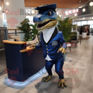 Navy Tyrannosaurus mascotte...