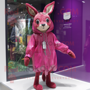 Magenta rådjur maskot...