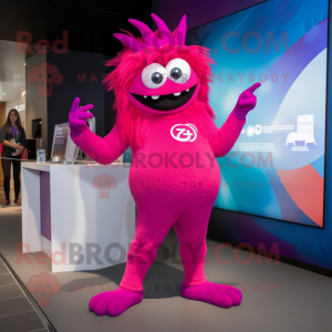 Magenta But mascotte...