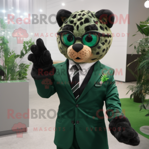 Forest Green Cheetah maskot...