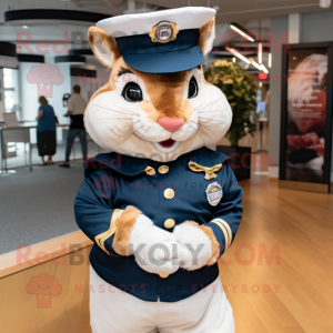 Navy Squirrel maskot...