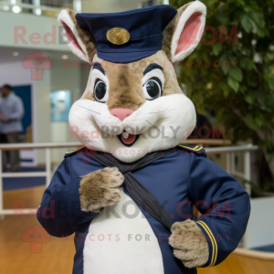 Navy Squirrel maskot...