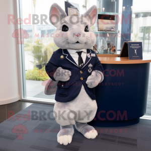 Navy Chinchilla mascotte...