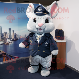 Navy Chinchilla mascotte...