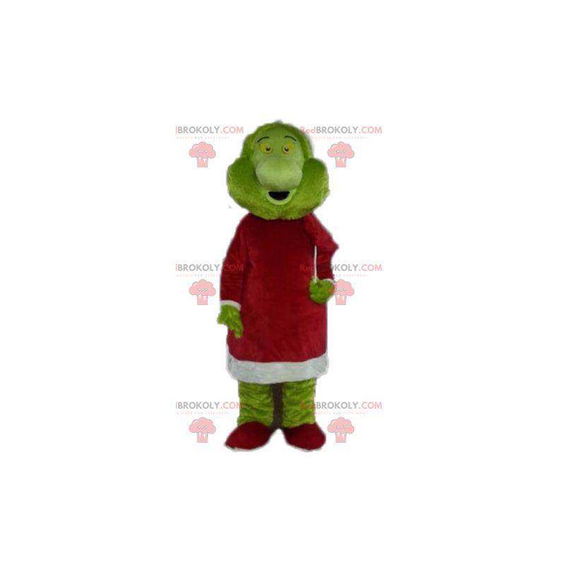 Grinch maskot berömda tecknade gröna monster - Redbrokoly.com