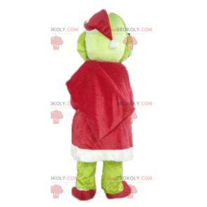 Grinch Maskottchen berühmtes grünes Cartoon-Monster -