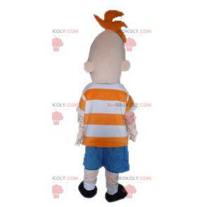 Maskot Phineas z televizních seriálů Phineas a Ferb -