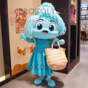 Cyan Ramen maskot kostume...